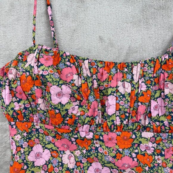 J. Crew Gathered Organic Cotton Camisole in Liberty Meadow Song Fabric - Picture 3 of 12